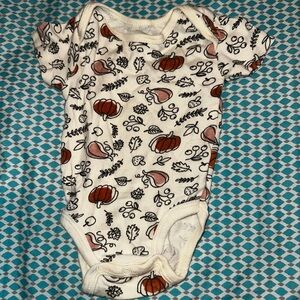 fall theme onesie